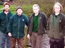   Heath clean - up team Bob Gillam, Ian Shepherd, Ben Bewsher and Rob Renwick