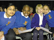 Pupils from Holy Trinity Primary School who had six entrants: Masuma Sami, yr 6; Blu Hall, yr 3; Rosie McCrum; yr 3, Kayne Miller; yr5 