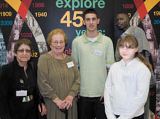 Pictured, from left: Christine Newell, Sheila Hibbert, Daniel Jourdan, Deng Akol and Cicely Corr