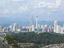 The Malaysian capital Kuala Lumpur - London's skyline will look like it, warns Sir Simon Jenkins