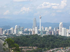 The Malaysian capital Kuala Lumpur - London's skyline will look like it, warns Sir Simon Jenkins