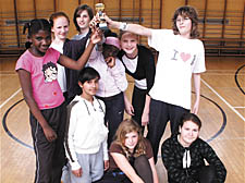 Year 7 Camden School for Girls Cup winners