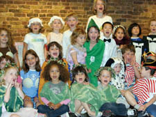Primrose Hill children in a performance of Peter Pan and the Lost Boys 