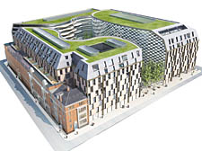 An artist's impression of how the former hospital site could look