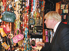 Boris Johnson in Stables Market