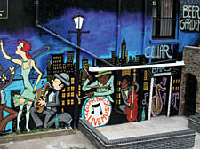 Martin Power's jazz mural on The Constitution bar