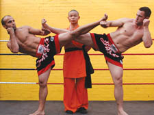 Shaolin fighters Jon Robson and Dom Dumaresq are aiming high 