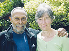Professor Catherine Hall with husband Stuart, a cultural theorist