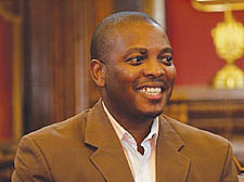 Nkosinathi Biko told an audience at Islington town hall there had been no 'miracle' in South Africa that had led to the end of apartheid