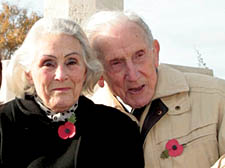 Margaret and Donald Gill join mourners