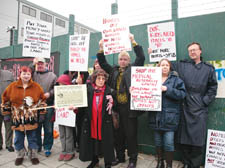 Stop the sell-off, build the homes we need, demand protesters on Saturday morning