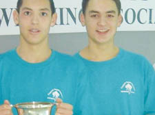 Camden Swiss Cottage duo Felix Samuels and Alex   Mackay capture triumphant times in their  final meet of 2007