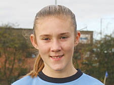 Hat-trick heroine Laura Newby who stole the show in Spurs U-13s' 11th win on the spin