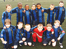High-flying Hampstead Under-8s who are unbeaten this seaosn after winning all nine of their opening games