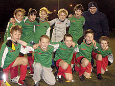 Joint-toppers after an eight-goal riot... Regent's Park Under-11s squad