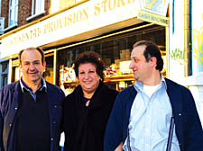 George Georgiou with sister Christine and brother-in-law Chris