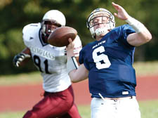 Quarterback Pat Cullen in action for the Blitz during last season's campaign