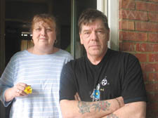 Residents woke up sick, said George Finch, pictured with his wife Susan