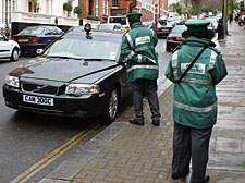 Clampdown on CAM 300C: Mayor Somper falls foul of parking wardens in Hampstead on Monday