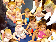 The &lsquo;models&rsquo; prepare themselves for the catwalk at Waterlow Park Centre