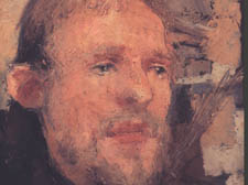 Who is this? One of artist Robert Lenkiewicz's paintings entitled Study of Someone in Hampstead, from 1958/60. It sold for £2,000