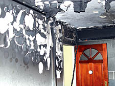 The interior of one of the Bucklebury tower flats hit by a fire last year
