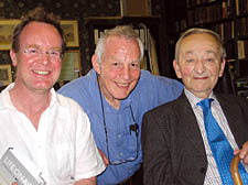 David Hendy, Piers Plowright and Gerard Mansell, the so-called 'Butcher of the Beeb'