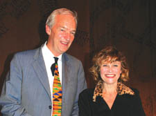 Jon Snow and Julie Christie at The Tricycle Cinema