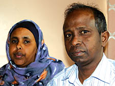 Sharma'arke Hassan's parents Fatima Mohamed Ilmi and Abdirahman Hassan Jimale