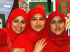 Shamina Karim, Shaki Nessa and Soniya Shiraj
