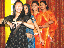 Dancers from�the Bengali Education Centre