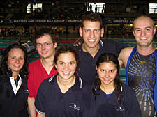 From left: Sara Perry, Brett McLean, Camilla George, Jonathon Kernkraut, Christine Jaeggi and Andrew Jennison