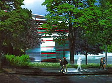 Artist's impression of how the new Camden academy could look