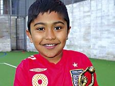 Wafiq Matin of Somers Town Futures FC Under-10s, voted top goalkeeper