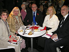 Audrey Whiting, Pamela Bailey, Cllr Martin Davies, Philippa Fraser and Peter Woodford at the Roundhouse