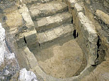 The Mikveh, which was excavated in Milk Street