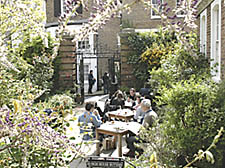 The popular Buttery caf� at Burgh House
