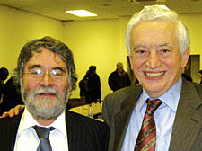 Incoming and outgoing Camden and Islington Foundation Trust chairmen Richard Arthur and David Taylor