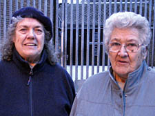 Residents Pamela Mansi and Joyce Linton outside The Dairy