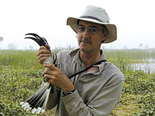 Ornithologist Christopher Bell, who was sacked by London Zoo last year 