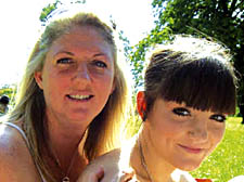 Toni Scoullar pictured with daughter Beckie who died earlier this year