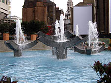 Centre Point fountains – now removed