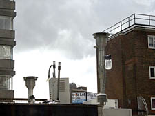 Camden Council's air quality monitoring station at Swiss Cottage roundabout records the area's pollution levels