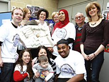 Staff at The Kentish Town Community Centre celebrate the Big Lottery funding boost