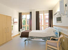 One of the new rooms in the hospice 