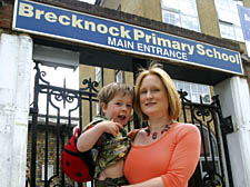 Liz and Jack finally reach their destination – Brecknock Primary School