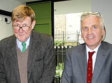 Alan Bennett with Dr Roy MacGregor
