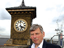 Ian Fry above King&rsquo;s Cross