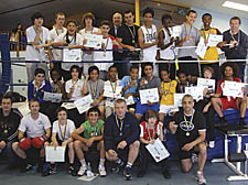 William Ellis School boys who took part in a seven-week boxing course with coaches from the prestigious St Pancras Amateur Boxing Club