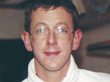 Chef Martin Wilson shortly after he began working at Joe Allen 